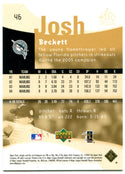 Josh Beckett Upper Deck Reflections #46