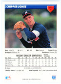 Chipper Jones 1992 Donruss Rated Rookie Card #721