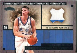 Mike Miller 2002 Fleer Game Worn Shorts Card