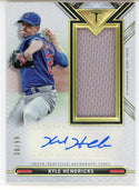 Kyle Hendricks Autographed 2021 Topps Triple Threads Jersey Card #ASJR-KHS