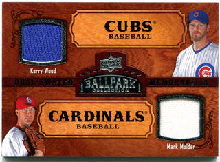 Kerry Wood Mark Mulder Duel Patch Upper Deck Ballpark Collection