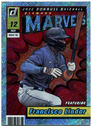 Francisco Lindor Panini Donruss Marvels 2022