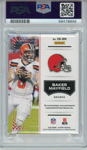 Baker Mayfield 2020 Panini Playoff Sunday's Best Jersey Card #SBBM (PSA)