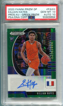 Killian Hayes 2020 Panini Prizm Draft Picks #pakh Green Prizm PSA 10 Auto 10 Card