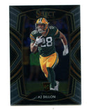 AJ Dillon 2020 Panini Select #265 Club Level RC