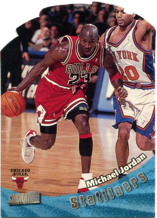 Michael Jordan Topps Stadium Club Statliners