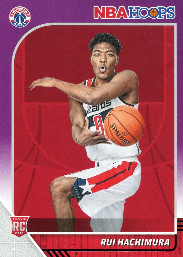 Rui Hachimura 2019-20 Panini NBA Hoops Purple Rookie Card