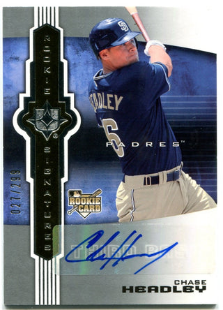 Chase Headley Upper Deck Rookie Auto 027/299