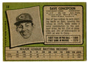 Dave Concepcion 1971 Topps #14 Autograph Card