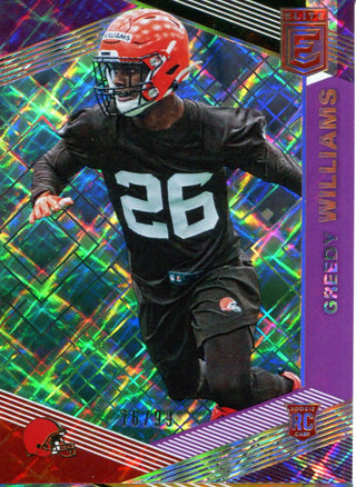 Greedy Williams 2019 Panini Donruss Elite Rookie Card