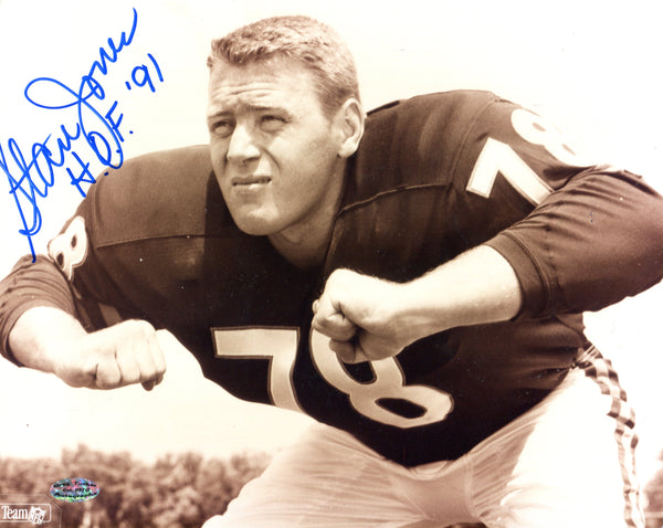 Stan Jones "HOF 91" Autographed 8x10 Photo