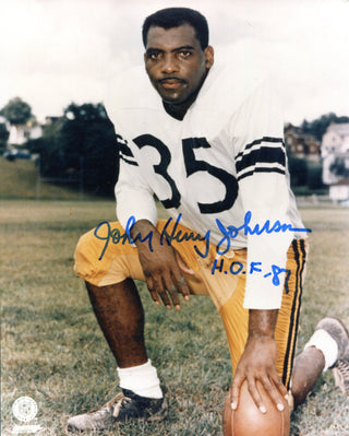 John Henry Johnson "HOF 87" Autographed 8x10 Photo