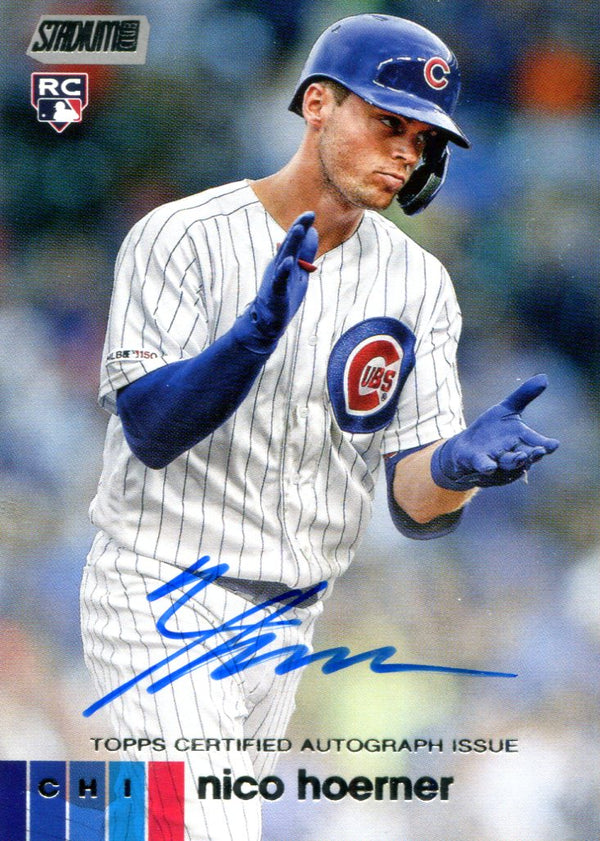 Nico Hoerner Autographed Topps Card