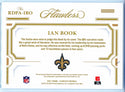 Ian Book Autographed 2021 Panini Flawless Rookie Patch Card #RDPA-IBO