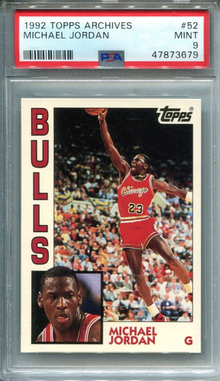 Michael Jordan 1992 Topps Archives #52 (PSA Mint 9) Card