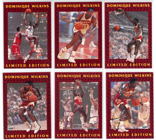 1992 Fleer Dominique Wilkins Limited Edition Set of 12 Cards