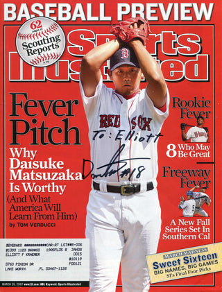 Daisuke Matsuzaka Autographed