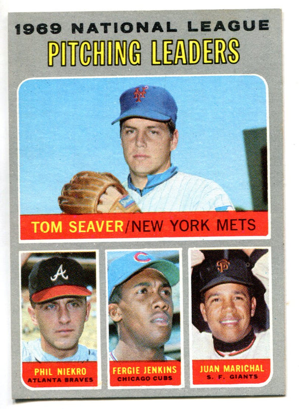 NL Pitching Leaders 1970 Topps Card #69