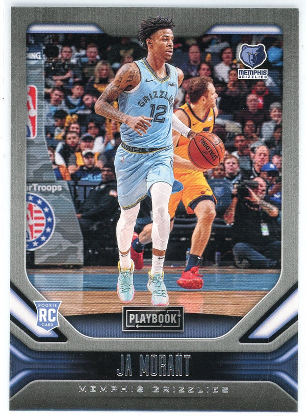 Ja Morant 2019-20 Panini Chronicles Playbook Rookie Card #168