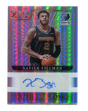 Xavier Tillman 2021 Panini Select Silver Youth Explosion Auto Card #YESXT