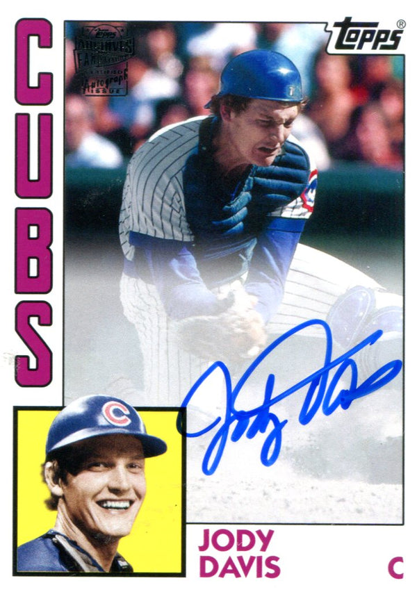 Jody Davis Autographed Topps Card