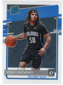 Cole Anthony 2020-21 Panini Donruss Optic Rated Rookie Card #165