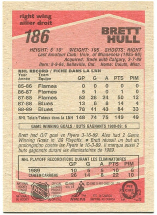 Brett Hull O-Pee-Chee 1989 #186