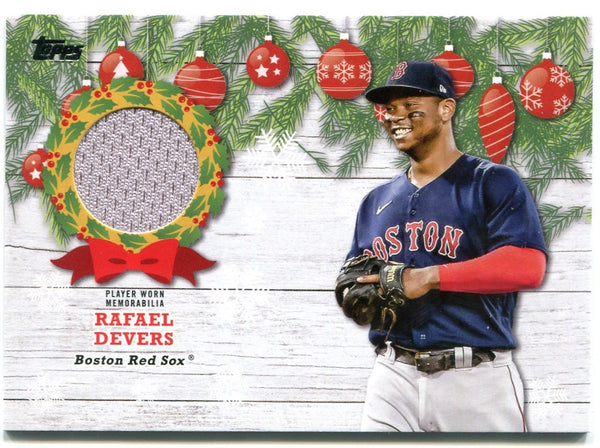 Rafael Devers Holiday Mega Box Jersey Card