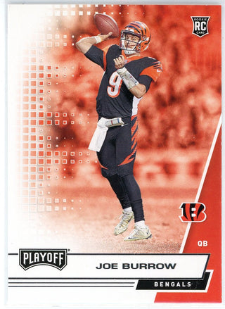 Joe Burrow 2020 Panini Playoff Rookie Card #201