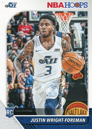 Justin Wright-Foreman 2019-20 Panini NBA Hoops Rookie Card