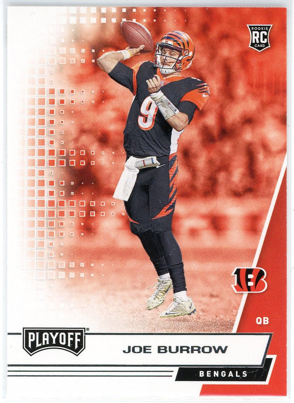 Joe Burrow 2020 Panini Playoff Rookie Card #201