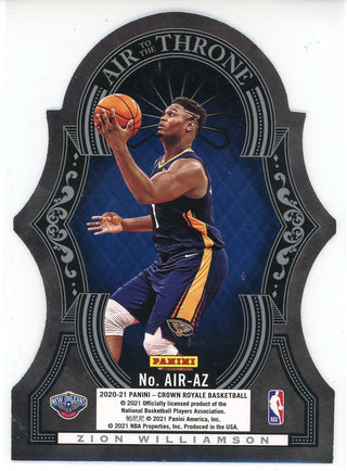 Anthony Edwards & Zion Williamson 2020-21 Panini Crown Royale Air to the Throne Card #AIR-AZ