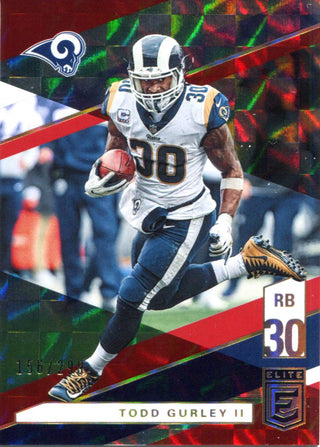 Todd Gurley II 2019 Panini Donruss Elite Card