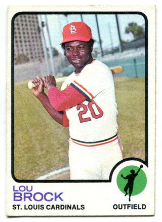 Lou Brock 1973 Topps Card #320