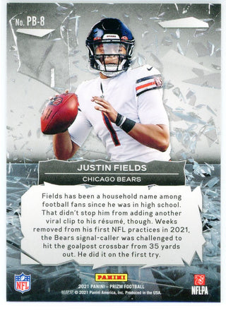 Justin Fields 2021 Panini  Prizm Break Rookie Card #PB-8