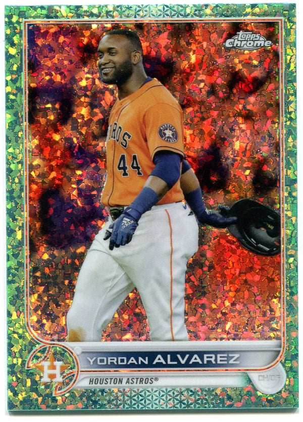 Yordan Alvarez Topps Chrome 2022 Refractor 181/199