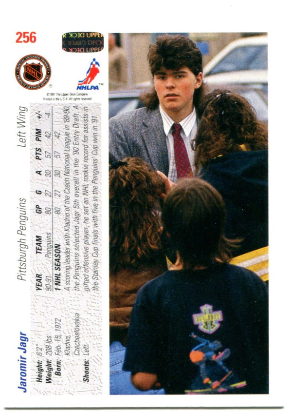 Jaromir Jagr 1991 Upper Deck #256