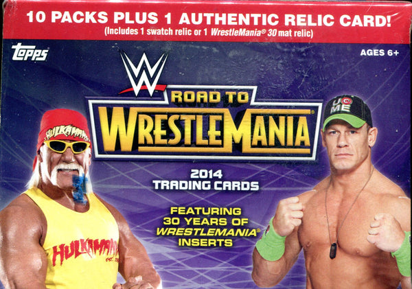 2014 Topps WWE Road to Wrestlemania Factory Sealed Blaster Box