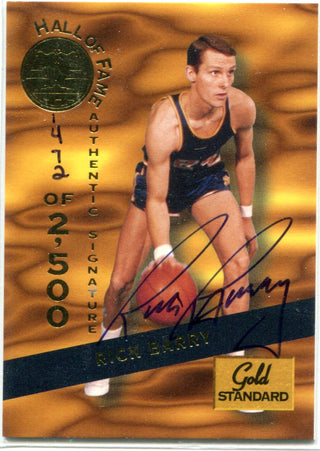 Rick Barry 1994 Gold Standard Autographed Card #1472/2500