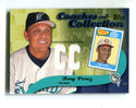 Tony Perez 2002 Topps Coaches Collection Game Worn Uniform Card #CCTP