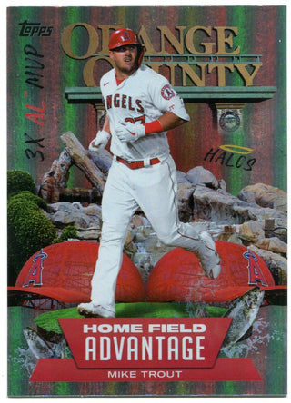 Mike Trout Topps Orange County Home Field Advantage