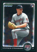 Stephen Strasburg Unsigned 2010 Bowman Chrome Rookie Card