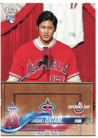 Shohei Ohtani Topps Opening Day Rookie Card