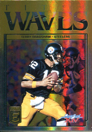 Terry Bradshaw 2018 Panini Donruss Elite Title Waves Insert Card