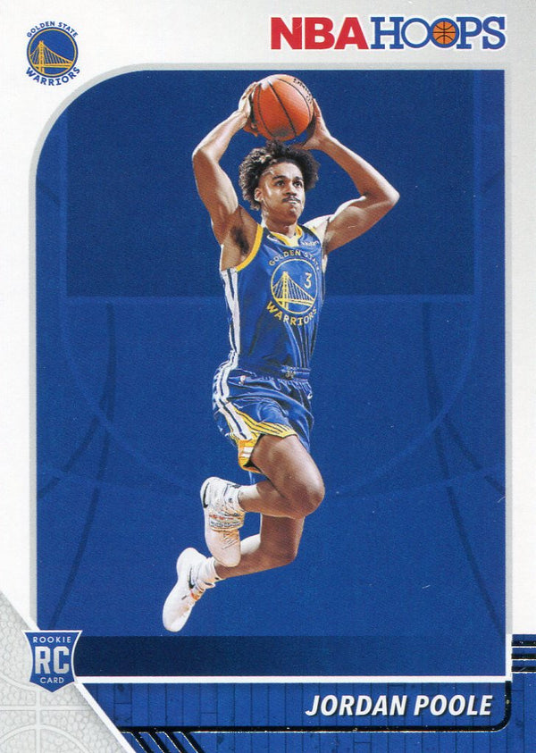 Jordan Poole 2019-20 Panini NBA Hoops Rookie Card