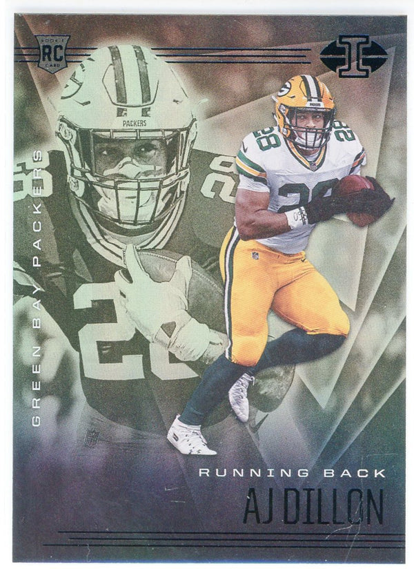 AJ Dillon 2020 Panini Illusions Rookie Card #26