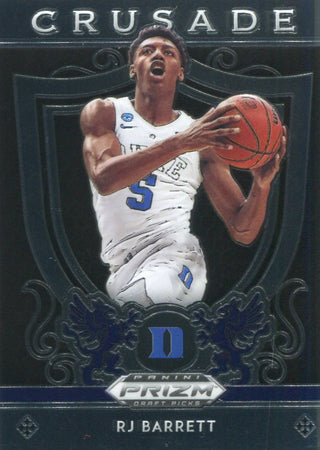 R.J. Barrett 2019-20 Panini Prizm Draft Crusade Rookie Card