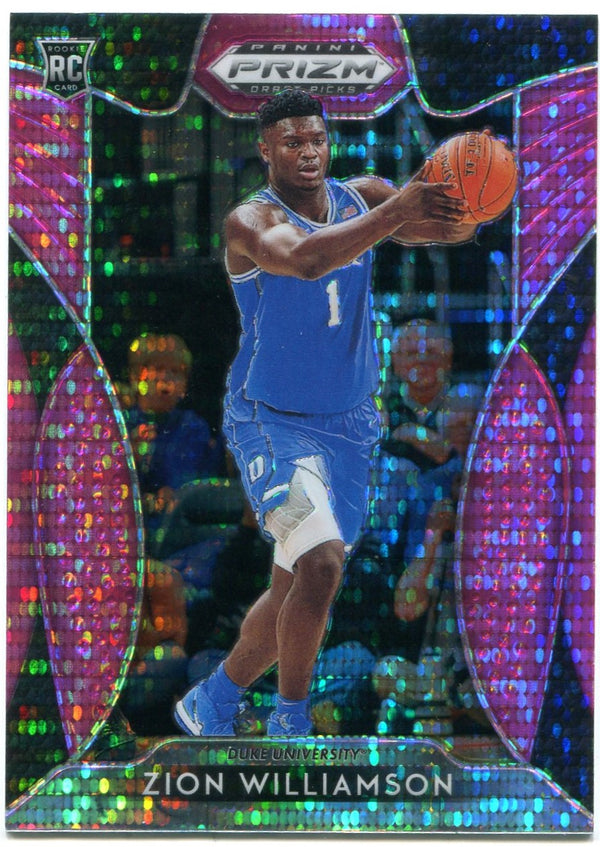 Zion Williamson 2019 Prizm Draft Picks Rookie Card Pink