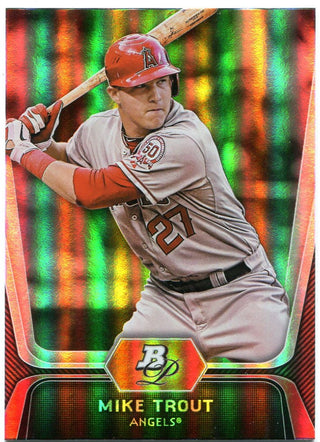 Mike Trout Bowman Platinum 2012