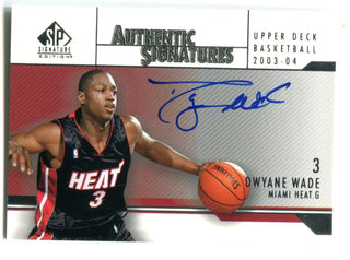 Dwyane Wade 2003-04 Upper Deck Authentic Signatures #AS-DY